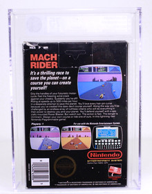 Mach Rider Nintendo NES New 1985 Hangtab Round Seal non rev VGA 75 Qualified