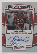 2022 Panini Classics History Makers Auto 4/35 Ronde Barber #HMA-RB Auto 0s9t