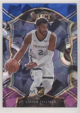 2020-21 Select Concourse Blue White Purple Cracked Ice Prizm Xavier Tillman 0o6v
