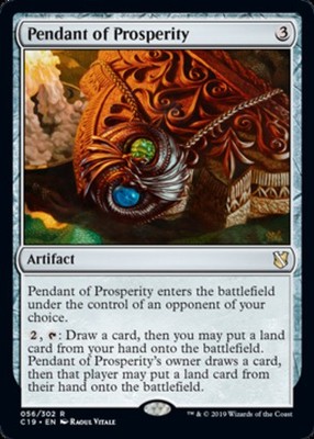 [4x] Pendant of Prosperity Near Mint, English Commander 2019 MTG Magic