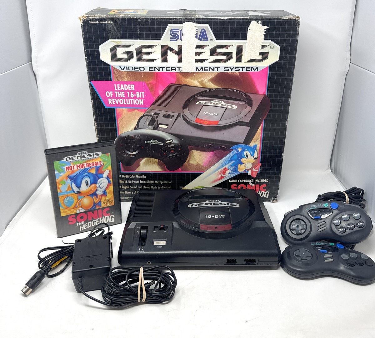 Sega Genesis Model 1 High Definition Graphics w/Sonic and Sega Genesis Model 1 High Definition Graphics w/Sonic and
