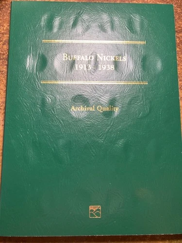 Buffalo Nickel starter set in album 37 Nice Coins with no problems no acid dates