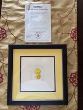 Tweety Bird Framed  Etching with Certificate Of Authenticity