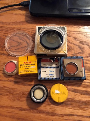 Genuine Vivitar UV-Haze 52mm Lens Filter + 3 other vintage filters !