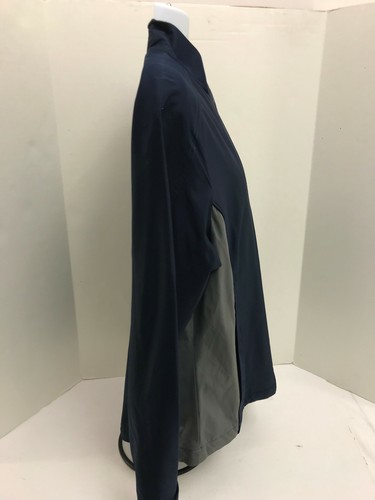 Womens Cutter and Buck WeatherTec Navy Blue and Grey Zip Up Jacket Size Medium - 第 7/12 張圖片