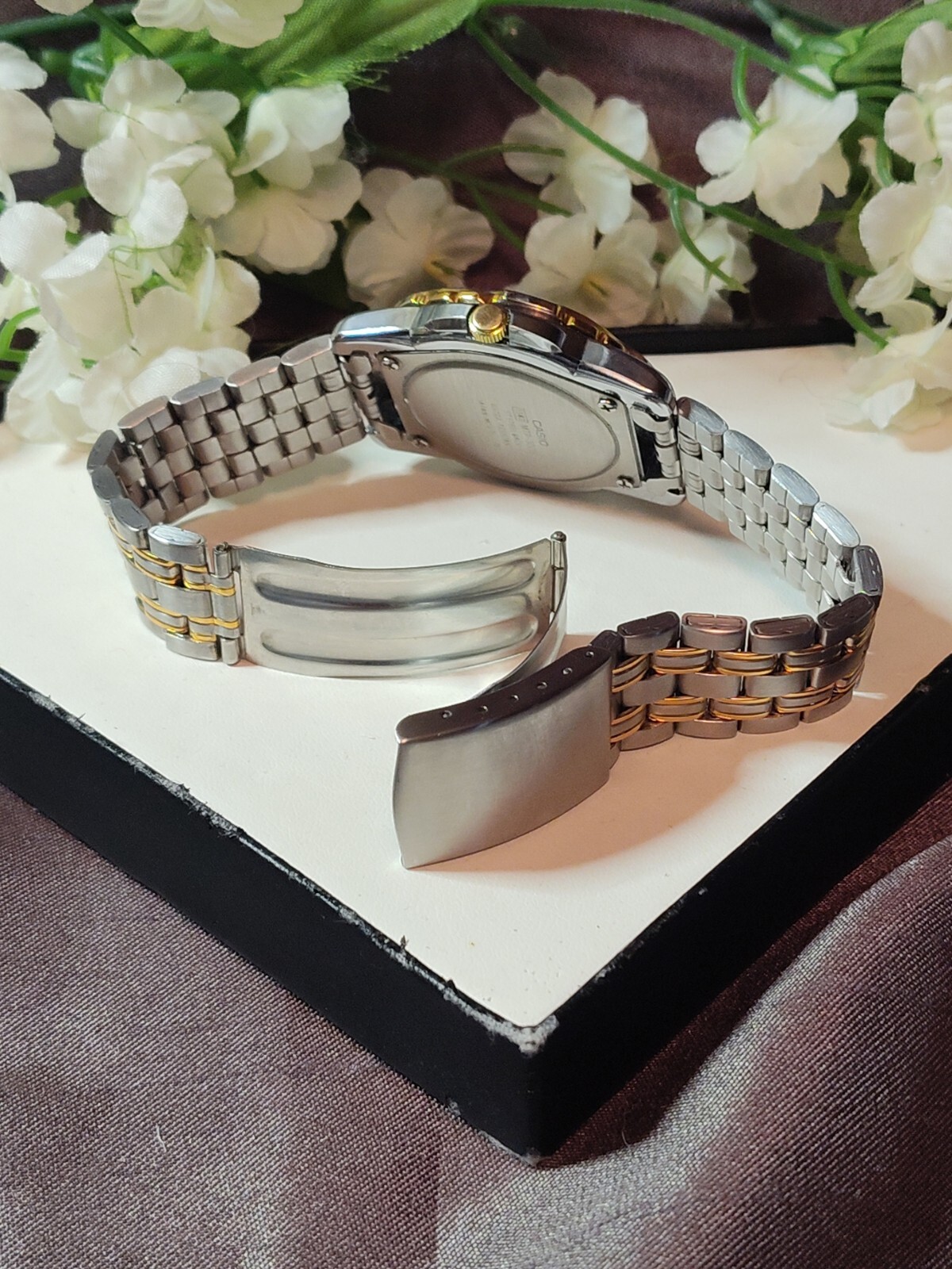 Casio Silver Tone Dial Date Indicator Rotating Be… - image 6