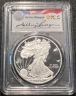 2021 W American Silver Eagle Proof Type 1 - PCGS PR70 DCAM Ashley Reagan