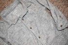 K8 !WOW! JUMPING BEANS 4T Boys Gray Fleece button Up Long Sleeve Shirt — photo 1