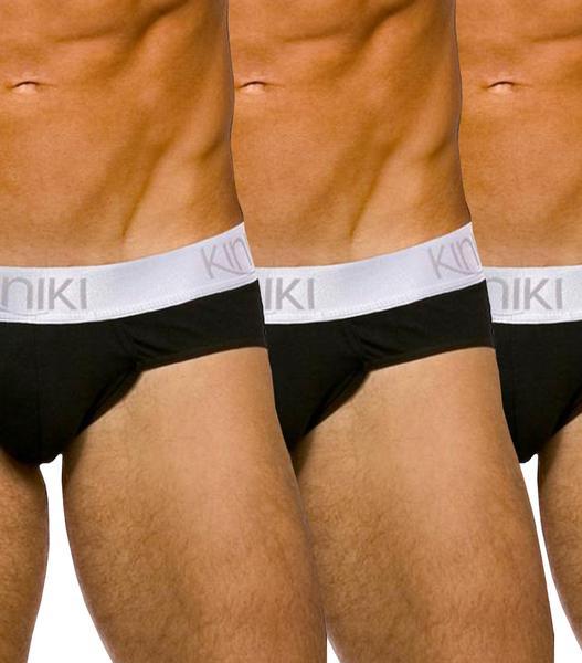 Kiniki Oxford Brief Multipack Black Stretch Cotton Underwear eBay