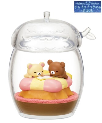RE-MENT Rilakkuma Terrarium Chairoikoguma's Friends Mini Figure Toy Korilakkuma