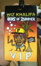 FALL OUT BOY Boys of Zummer Tour VIP 2015 Wiz Khalifa ticket and lanyard