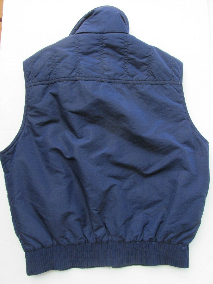 Desente Vintage 70s Navy Purple Ski Vest Hong Kong Men's