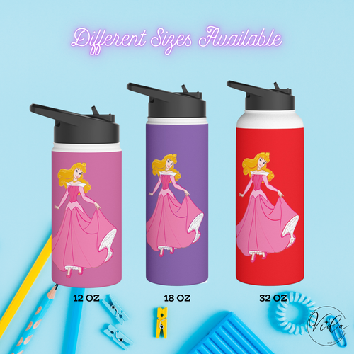 Custom Disney Kids Water Bottle, Personalized Toddler Water Bottle - Picture 2 of 10