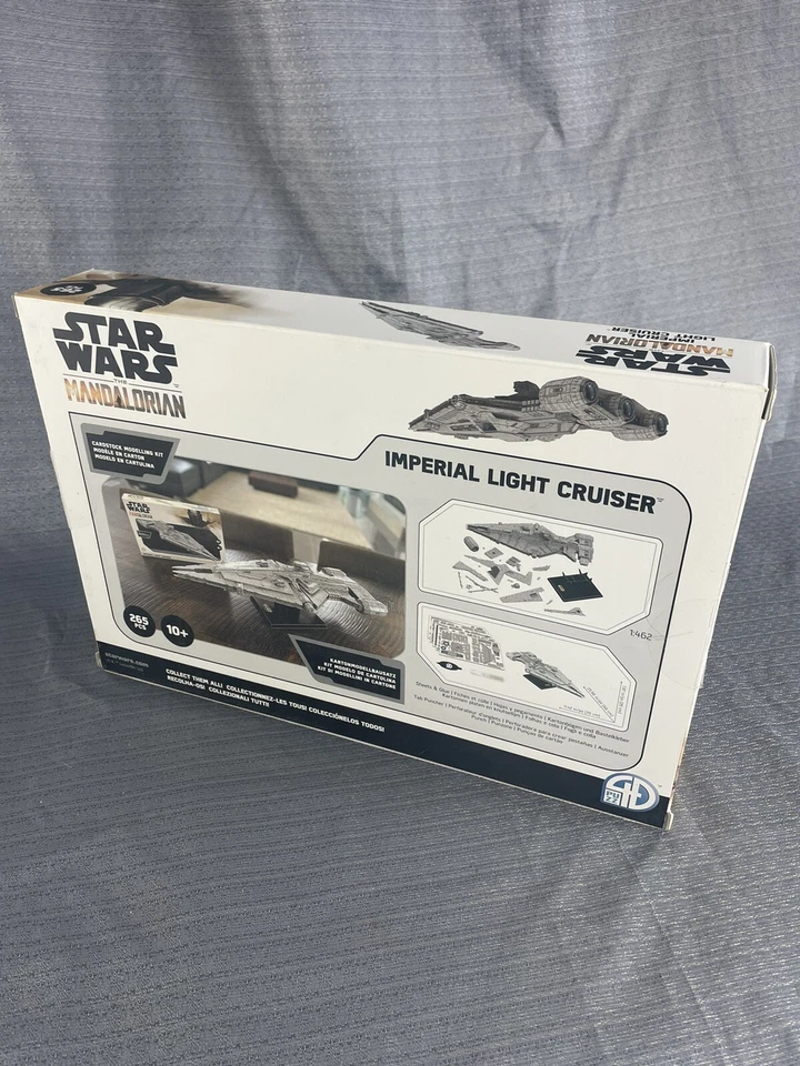 Star Wars Mandalorian Imperial Light Cruiser 4D Cityscape 265 Piece Puzzle Model - Image 2 of 4