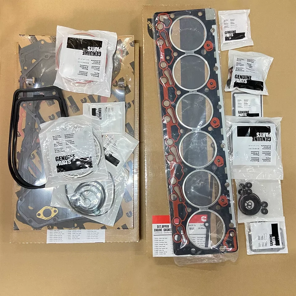 Nuevo juego completo de juntas superiores e inferiores Cummins para 89-98 Dodge 5.9L 12V Turbo 6BT Foto 4 de 4