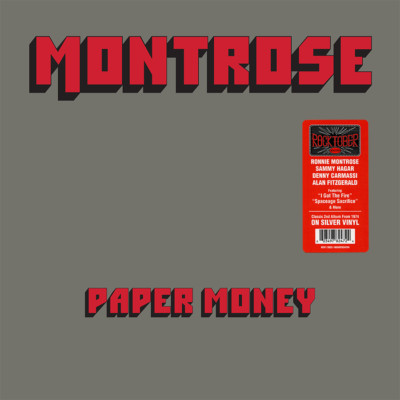 Montrose ~Paper Money (1974) 12'' SILVER VINYL RECORD LP 2024 Warner    NEW   