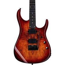 Sterling Jp150 Dimarzio John Petrucci Sig E/g, Ebony Fb, Blood Orange Burst