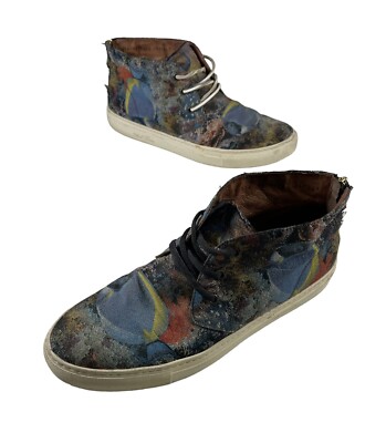 Del Toro Mens Shoes 11 Coral Reef Alto Chukka Designer Made In Italy Preowned