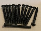 104322 x 12 IKEA Metal Wood Screw with Countersunk Hex Head (KALLAX) - Black