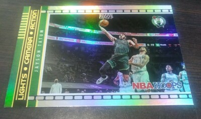 Jason Tatum Lights Camera Action HOLO 2021-22 Panini NBA Hoops 