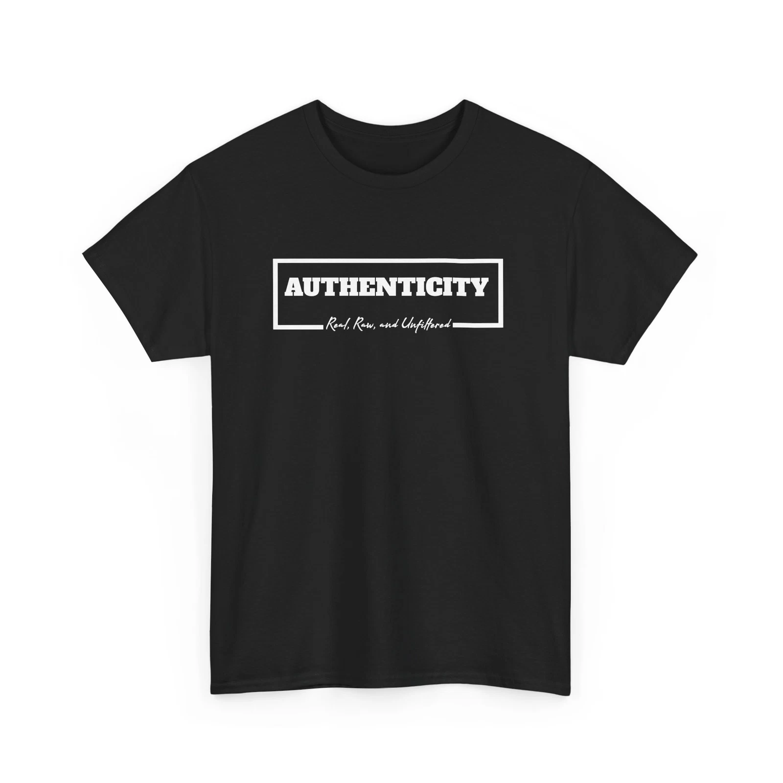 AUTHENTICITY Unisex Graphic Shirt, Minimalist Clothing, Emotional Awareness Tee
Opens in a new windo