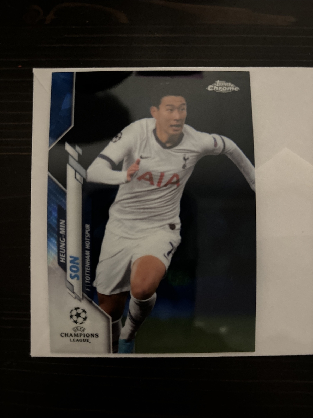 Heung-Min Son 2019-20 Topps Chrome UEFA Champions League Sapphire Edition #85