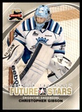 2011-12 In The Game Between Pipes Christopher Gibson Chicoutimi Sagueneens #14