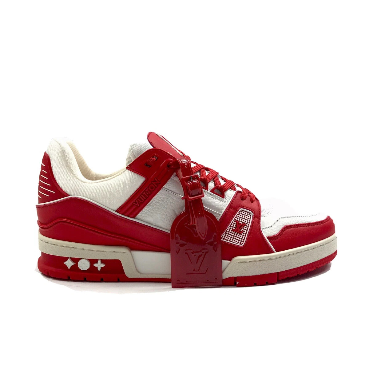 LOUIS VUITTON BY VIRGIL ABLOH RED PRODUCT RED SNEAKERS 1A8PJW SIZE: 8 FITS  UK9