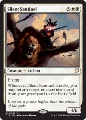 x1 Silent Sentinel R MTG Commander 2018 M/NM, English