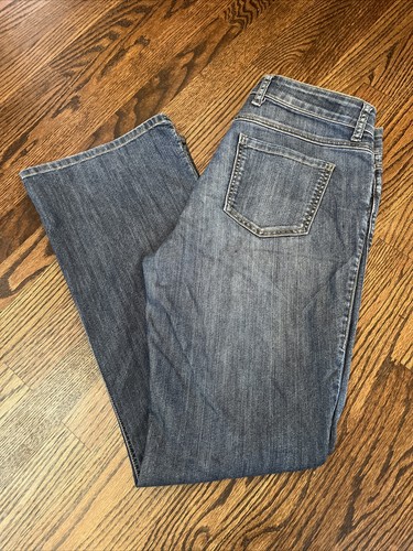 Cabi Womens Jeans Straight Leg Mid Rise Blue Stretch Denim Size 10 - Picture 1 of 8