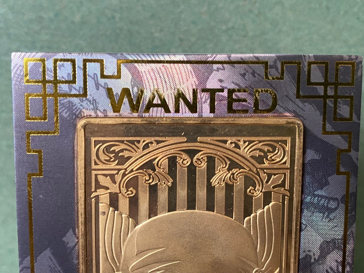 One Piece Anime Trading Card CHOPPER 50g Silver Wanted One Piece Anime Trading Card CHOPPER 50g Silver Wanted