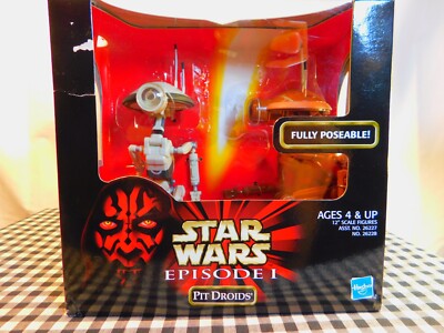Star Wars 2 Pit Droids Episode 1 Mint in Box 1998 by Hasbro