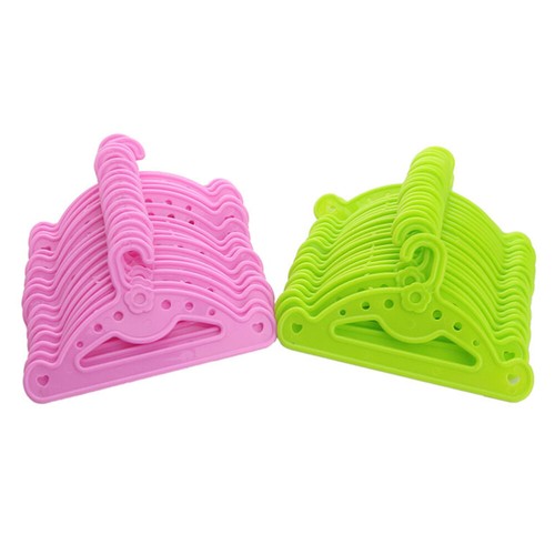 10 Pcs Pet Kleiderbügel Puppe Kleidung Kleiderbügel Puppe Möbel Zubehör - Bild 7 von 12