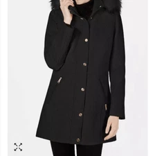 I.N.C. INTERNATIONAL CONCEPTS BLACK COAT SZ.S EUC *HOOD NOT INCLUDED*