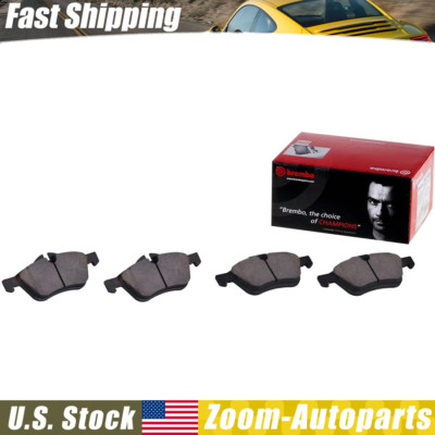 For Mini Base S 2002-2008 Brembo Front Disc Brake Pads Set Slotted Ceramic