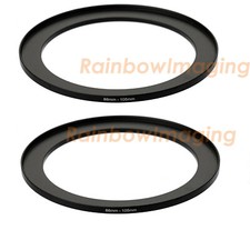  2 Pcs  86mm-105mm 86 mm to 105 mm Metal Step Up Lens Filter Ring Adapter