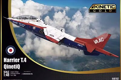 Kinetic Model K48162 1/48 Harrier T - QinetiQ Gold Series Assembly Model Kit