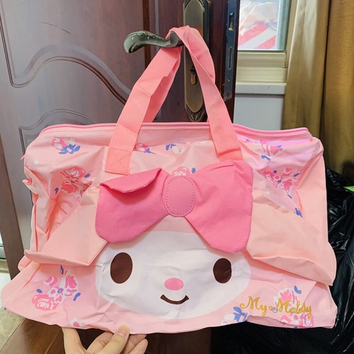 My Melody Anime Shoulder Portable Large Foldable Travel Luggage Bag - Picture 7 of 7
