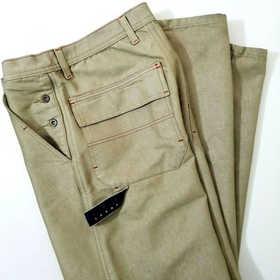 90s Vintage Tommy Hilfiger Jeans Sz 32 Carpenter Baggy Khaki Tan Logo Spell Out Ebay