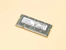 Crucial CT51264AC667 4GB (4GBx1) DDR2-667MHz PC2-5300 SODIMM RAM Laptop Memory