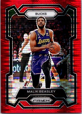 2023-24 Panini Prizm - Malik Beasley #237 Red Pulsar /299
