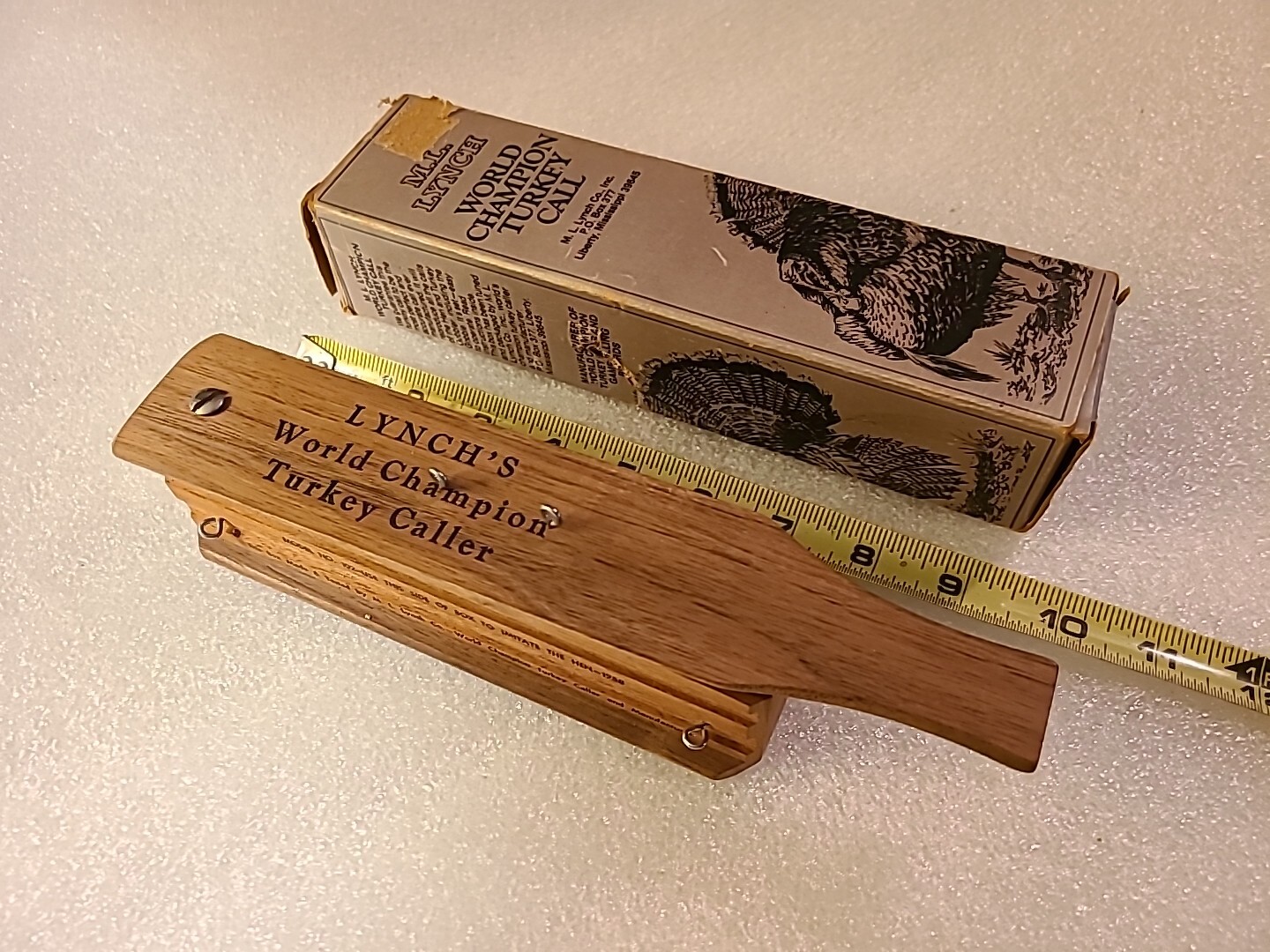 Vintage Lynch's Model No. 102 World Champion Turkey Call 1958 Liberty