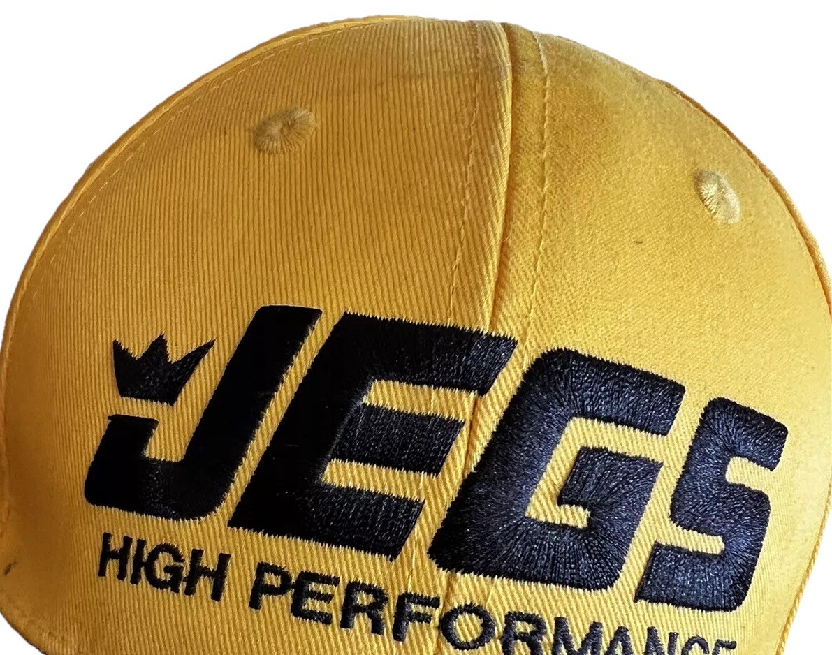 Jegs High Performance Hat Adjustable  Cap Yellow … - image 5