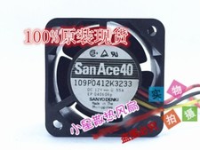 Sanyo 4028 4CM 109P0412K3233 12V 0.55A power supply high airflow cooling fan