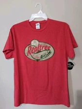 NWT Men's Large Realtree short sleeve T shirt Logo Red Fish Motif 