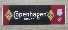 COPENHAGEN SNUFF BUMPER STICKER 1998 NEW