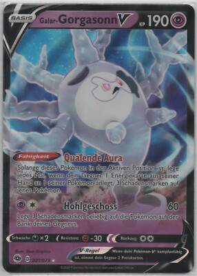 Pokemon - SWSH 3,5 - Weg des Champs (TCG)/Deutsch - Gorgasonn-V - 021/073 *