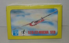PZW 72 1/72 Glider Sail Plane SZD-22-Mucha STD plastic model kit