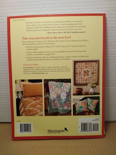 A Cut Above Turn Charm Squares Into Beautiful Patchwork Quilts Gerri Robinson - Foto 7 di 8