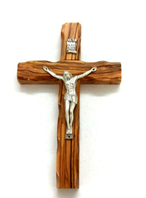 Olive Wood Jerusalem Cross (16 CM / 6'') #CR154 - Holy Land Olive Wood